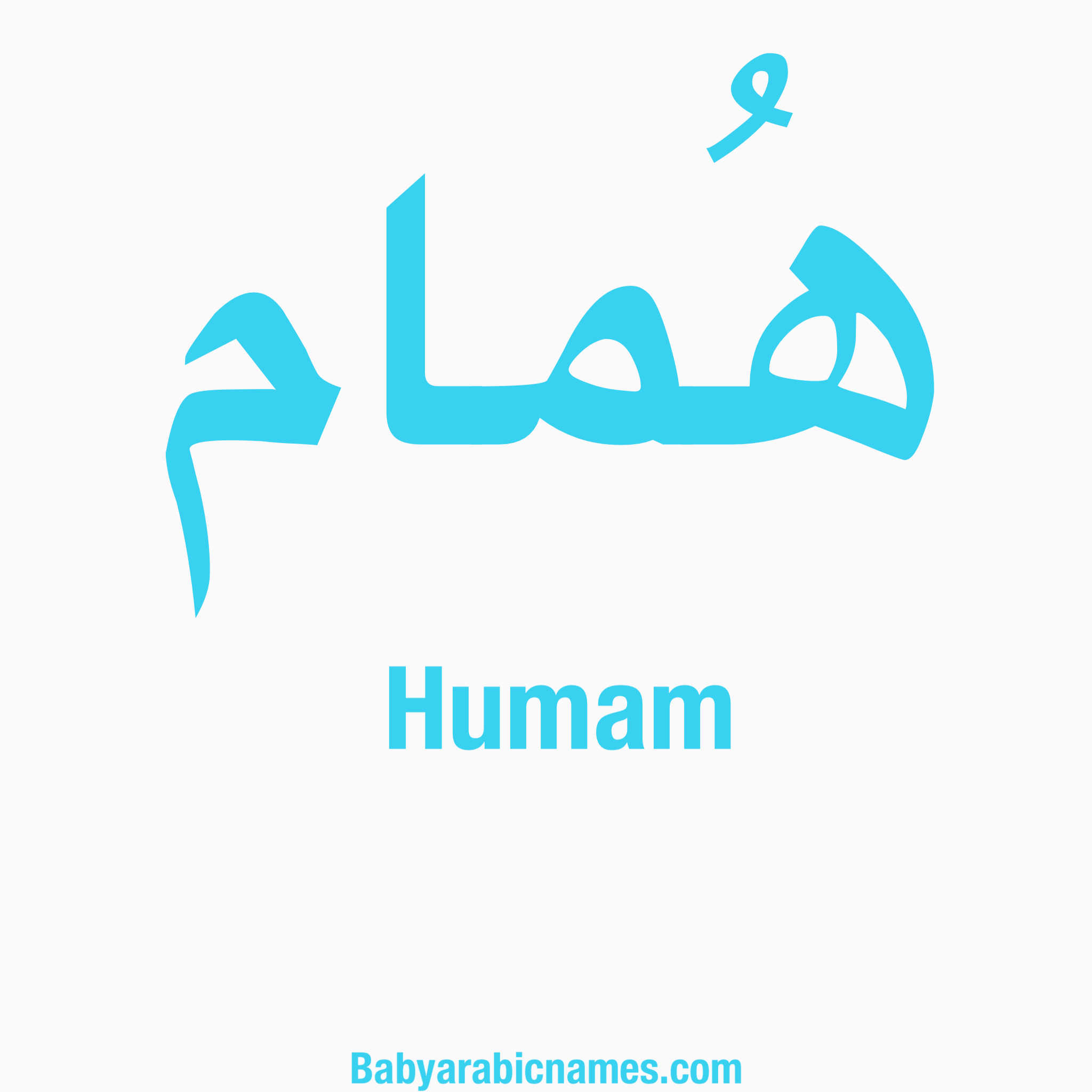 Humam Baby Boy Arabic Name