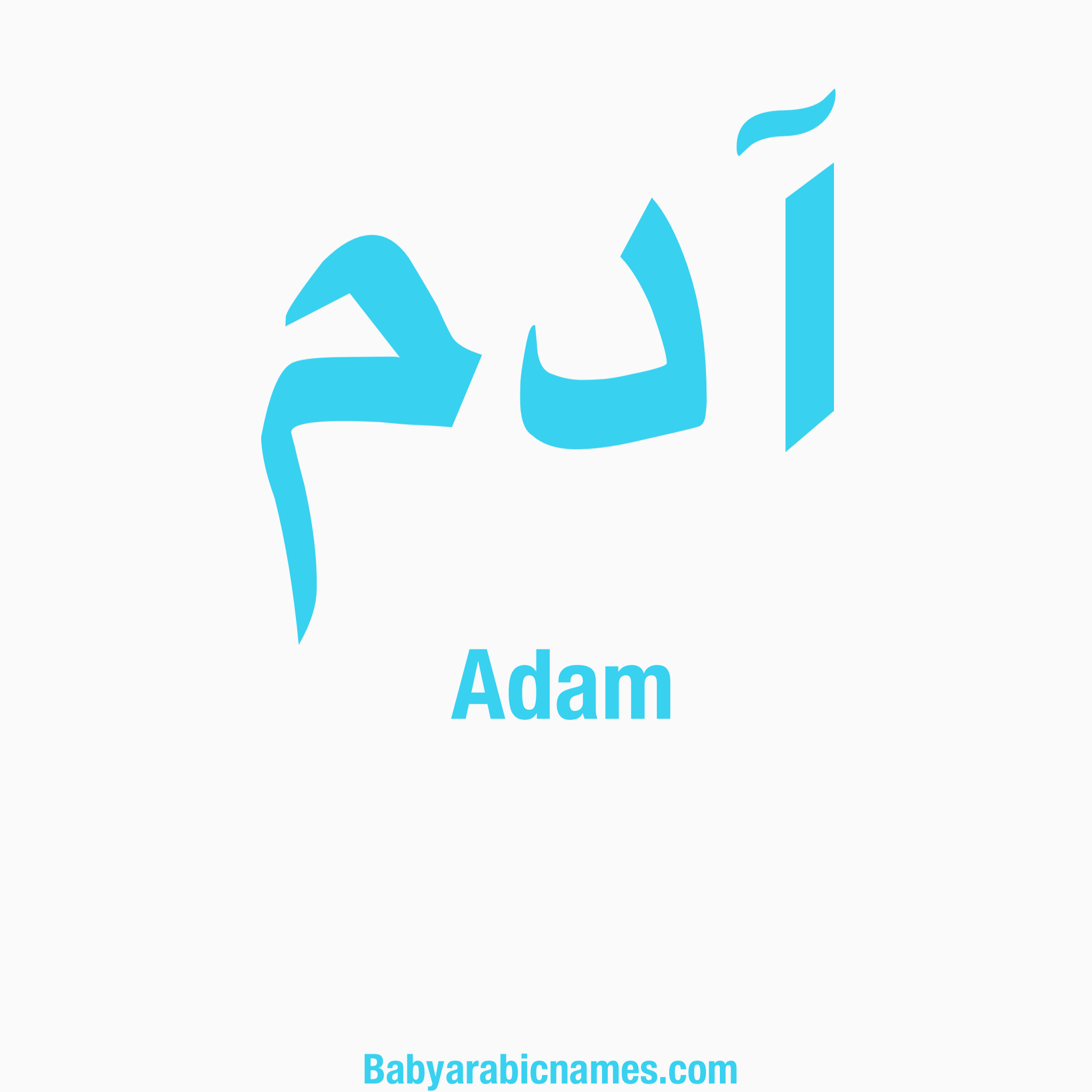 Adam Baby Boy Arabic Name
